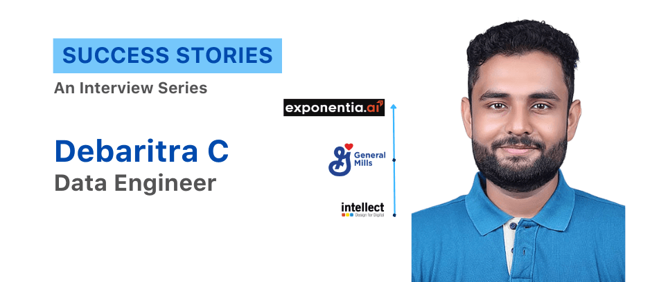 How Debaritra became Data Engineer at Exponentia.ai I Accredian Success Story