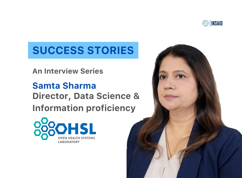 How Samta became Director, Data Science & Information proficiency, at ...
